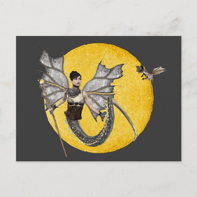 Dragon Goddess vykort (Framsida)