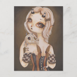 Dragon gothéfairy fantasy art vycard vykort