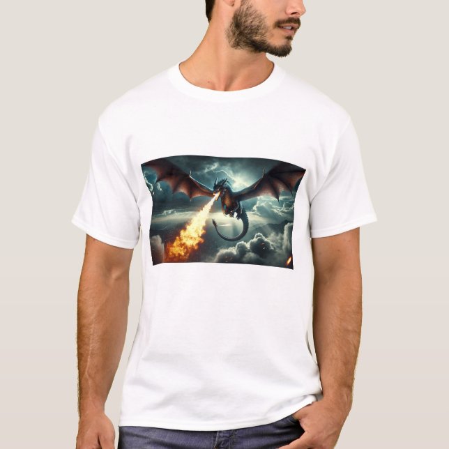 Dragon Graphic Tee (brandgubbsgrafik) (Framsida)