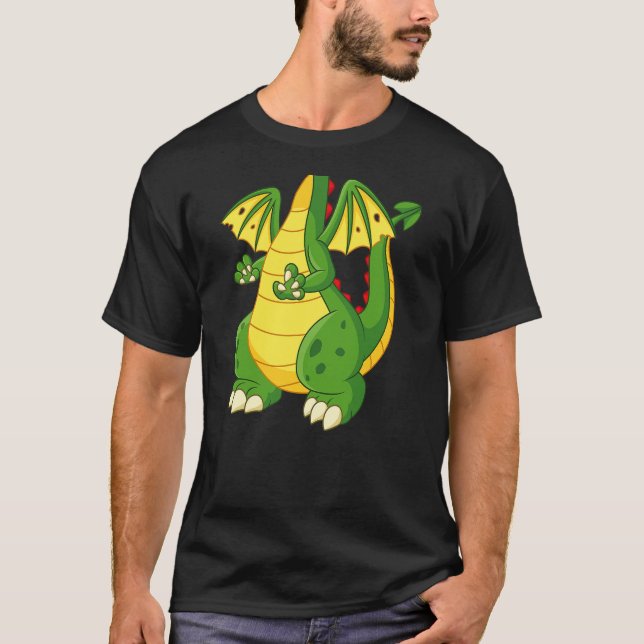 Dragon Green Dragon Costume Shirt (2) T Shirt (Framsida)