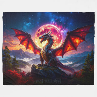 Dragon Grid 001 Fleecefilt
