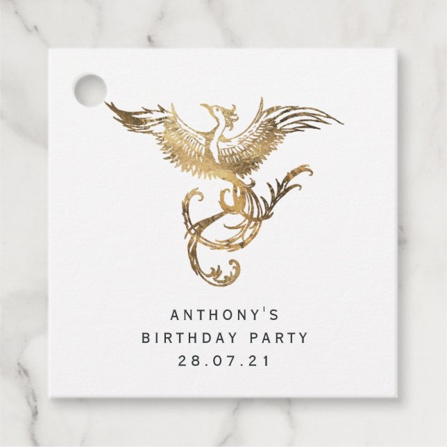 Dragon Grimoire Gothic Fantasy Gåvor Etiketter (Framsida)