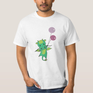 Dragon Grönt Fairy Tale Cute Animals För barn T Shirt