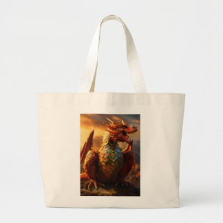 "Dragon Guardian Tote Bag - Carry Strength Jumbo Tygkasse