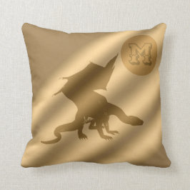 Dragon Guld Luxury Monogram Kudde