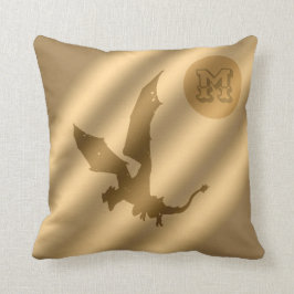 Dragon Guld Luxury Monogram Kudde