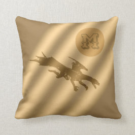 Dragon Guld Luxury Monogram Kudde