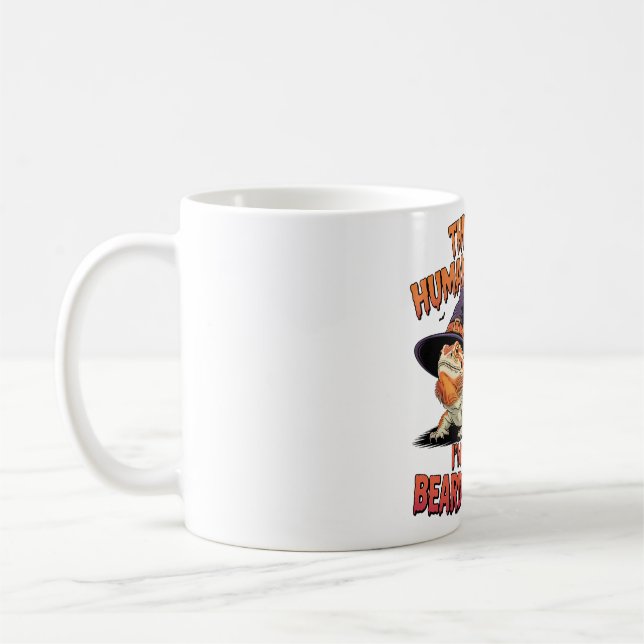 Dragon Halloween Witch Costume Art Kaffemugg (Vänster)