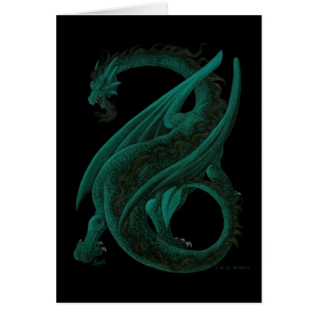 Dragon Hälsningskort (Framsidan)