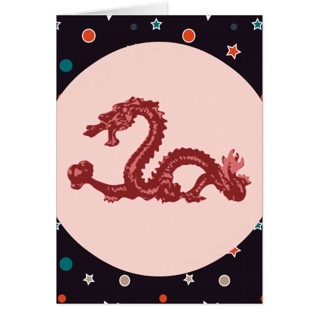Dragon Hälsningskort (Framsidan)