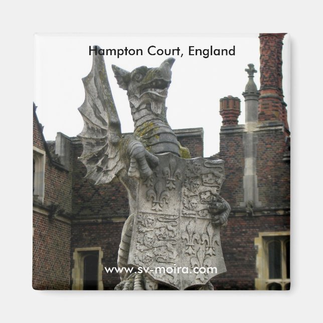 Dragon, Hampton Court, England Magnet (Framsidan)