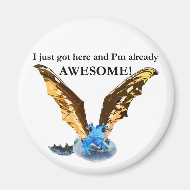 Dragon Hatching Magnet (Framsidan)