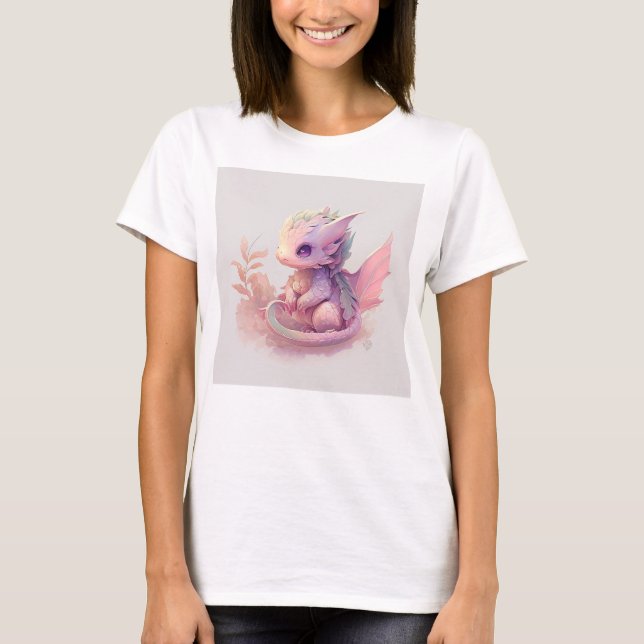 Dragon Hatchling Kawaii Tee (Framsida)
