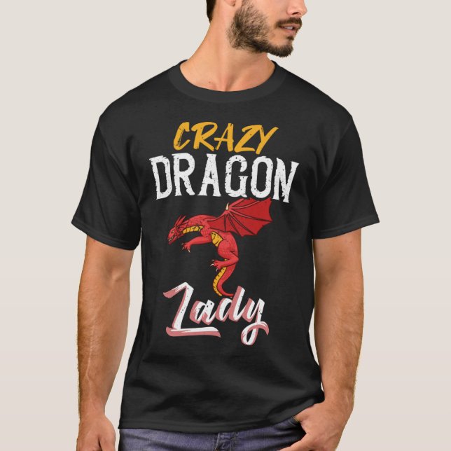 Dragon Head Cute Fantasy Creatasy 2 T Shirt (Framsida)