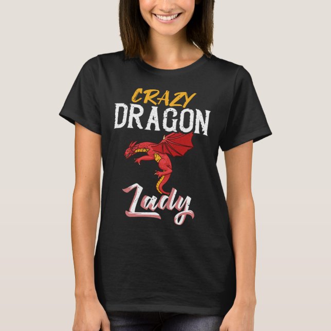 Dragon Head Cute Fantasy Creatasy 2 T Shirt (Framsida)