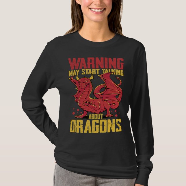 Dragon Head  Cute Fantasy Creature  1 T Shirt (Framsida)