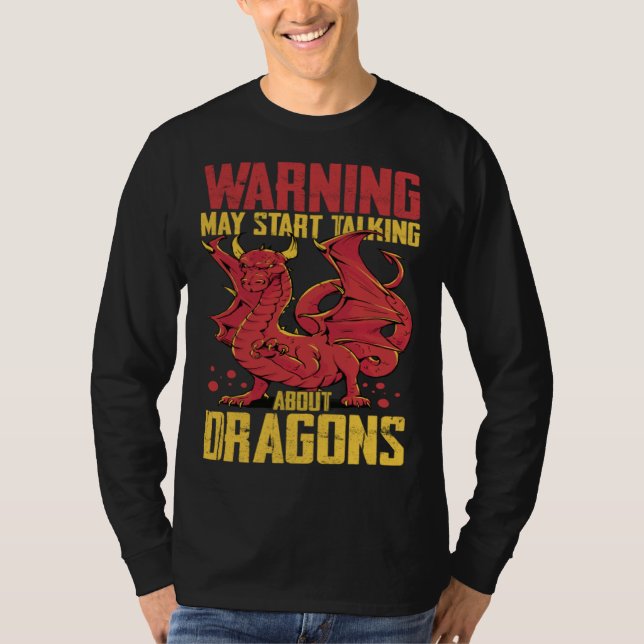Dragon Head  Cute Fantasy Creature  1 T Shirt (Framsida)