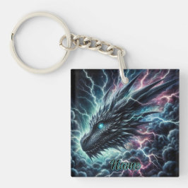 Dragon Head in a Thunderstorm with Lightning