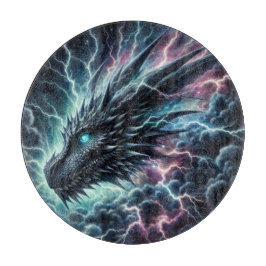 Dragon Head in a Thunderstorm with Lightning