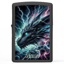 Dragon Head in a Thunderstorm with Lightning