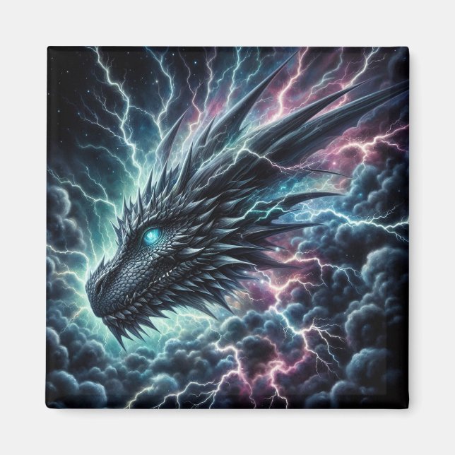 Dragon Head in a Thunderstorm with Lightning Magnet (Framsidan)