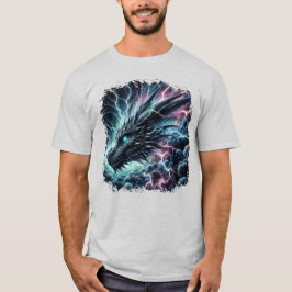 Dragon Head in a Thunderstorm with Lightning T Shirt