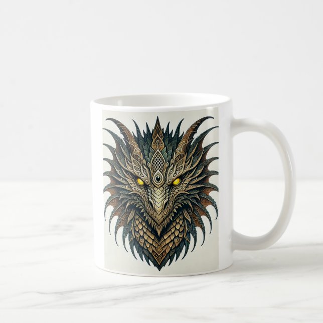 Dragon Head Kaffemugg (Höger)