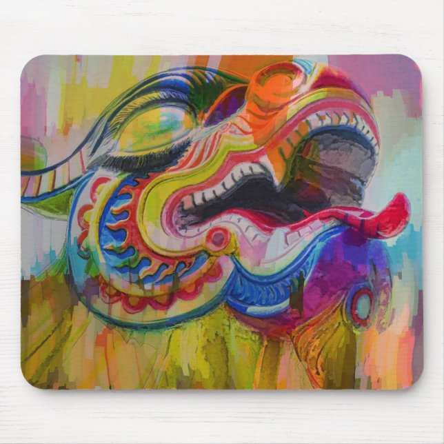 Dragon Head Mouse Pad Musmatta (Framsidan)