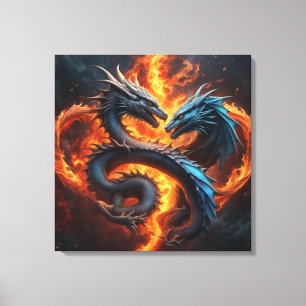 Dragon Heart Canvastryck