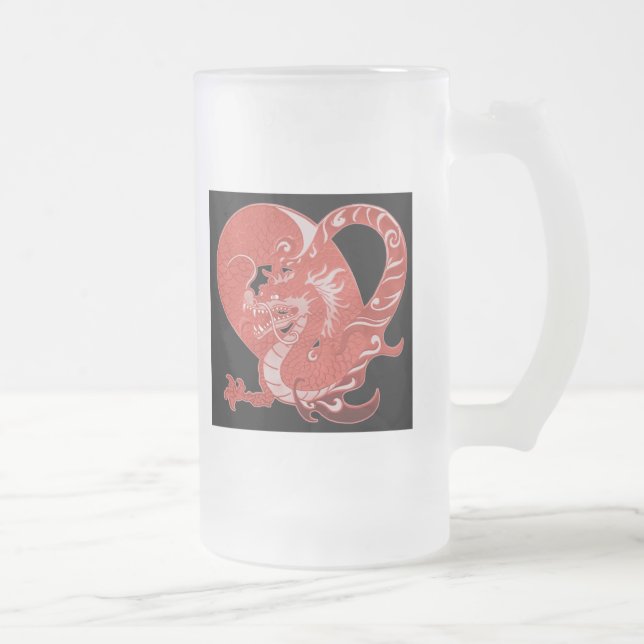 Dragon Heart Frostat Ölglas (Höger)