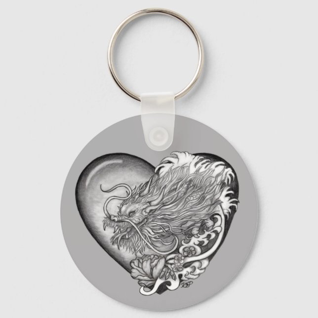 Dragon Heart Nyckelring (Framsida)
