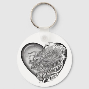 Dragon Heart Nyckelring