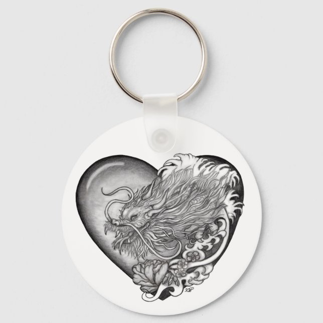 Dragon Heart Nyckelring (Framsida)