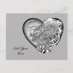 Dragon Heart TattoArt Vykort