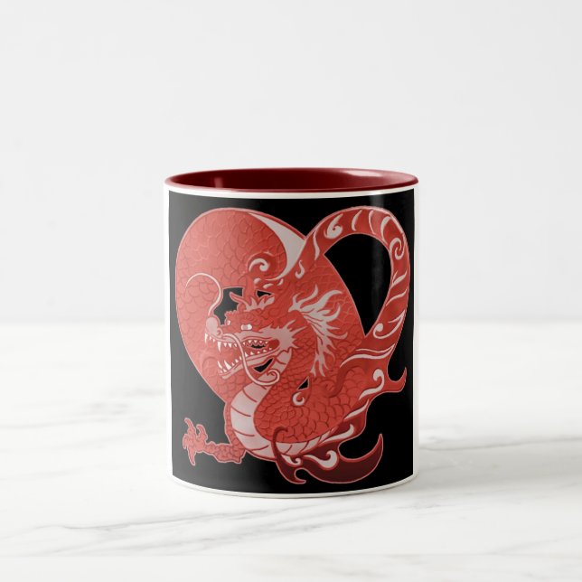 Dragon Heart Två-Tonad Mugg (Center)