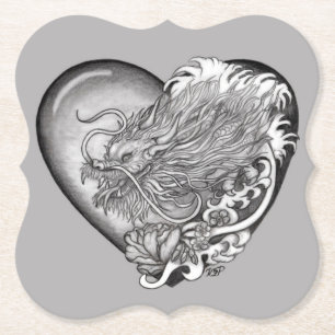 Dragon Heart Underlägg Papper