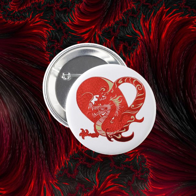 Dragon Heart Valentine Knapp (Dragon Heart Valentine Button)