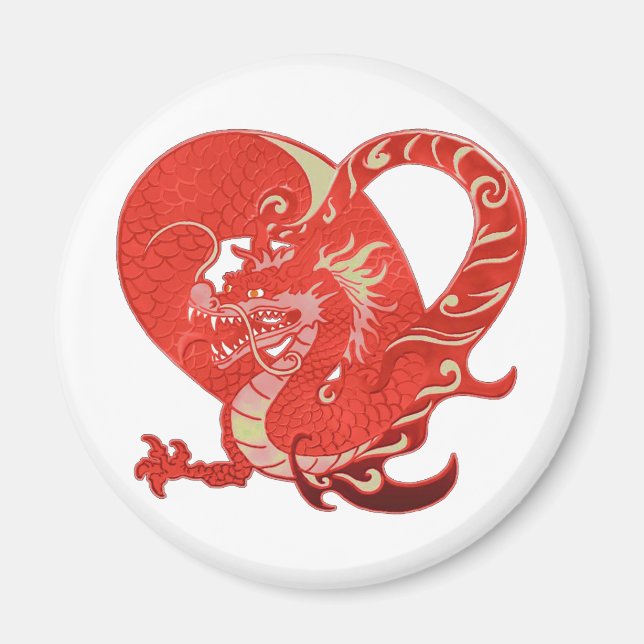 Dragon Heart Valentine Magnet (Framsidan)