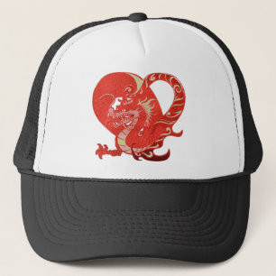 Dragon Heart Valentine Truckerkeps