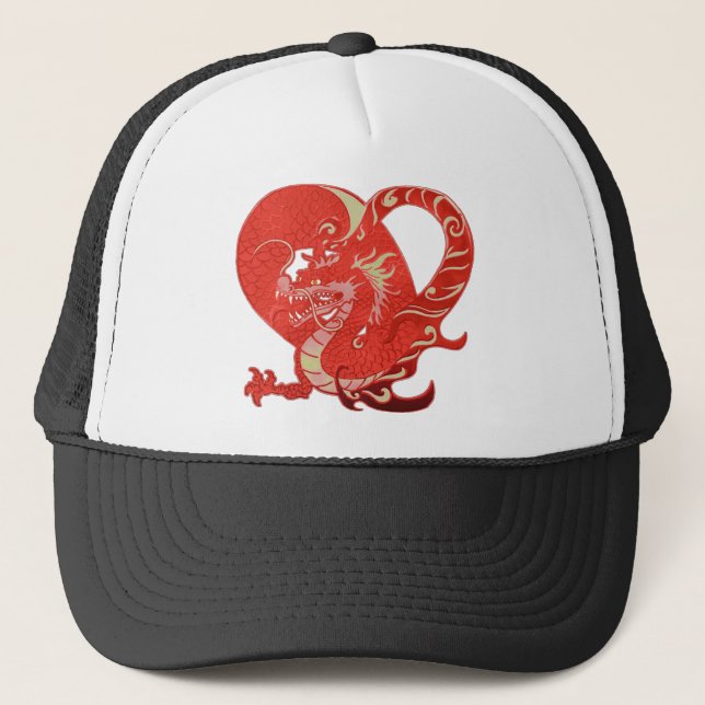 Dragon Heart Valentine Truckerkeps (Framsida)