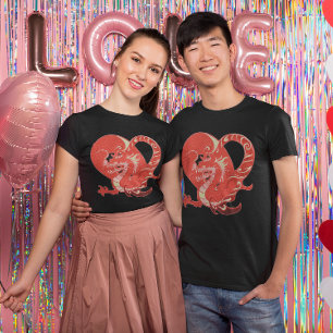 Dragon Heart Valentine Unisex T Shirt