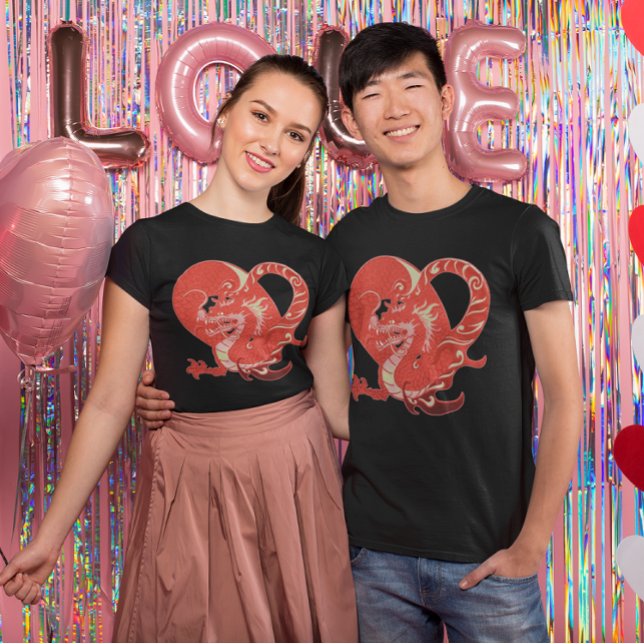 Dragon Heart Valentine Unisex T Shirt (Dragon Heart Valentine Unisex T-Shirt)
