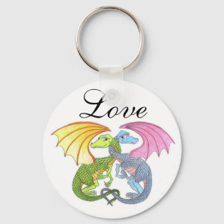 Dragon Hugs Keychain Nyckelring