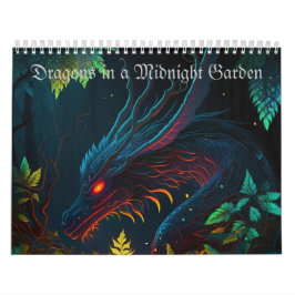 Dragon i en dagstidning i Garden Calendar Kalender