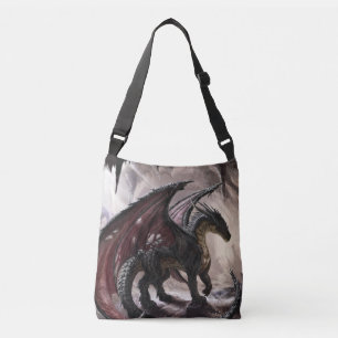 Dragon i grottan axelväska