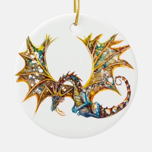 Dragon i Himlar Ornament (Framsidan)