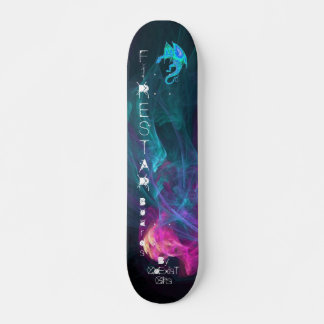 Dragon i Skateboard i norra Ljus Bräda 20 Cm