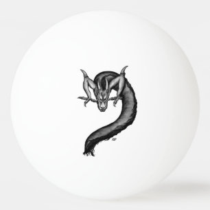Dragon i Tattoo Stil Pingisboll