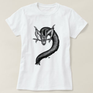 Dragon i Tattoo Stil T Shirt