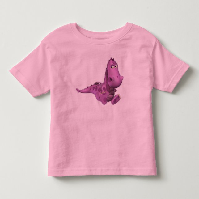 Dragon i Tecknaden baby: Rökig Tee Shirt (Framsida)